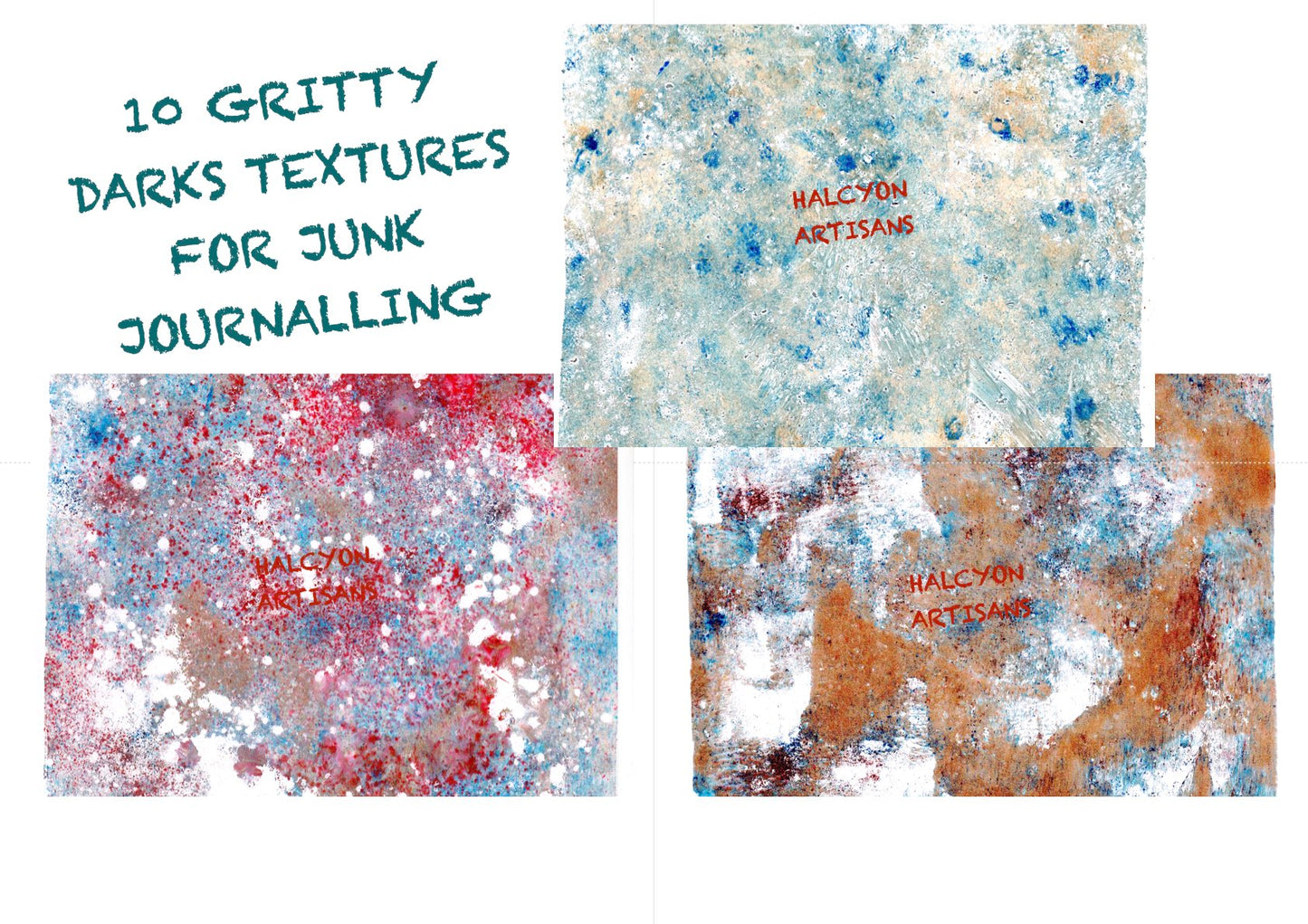 10 Gritty Black Textures Pack