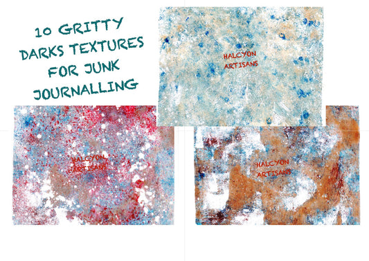 10 Gritty Black Textures Pack