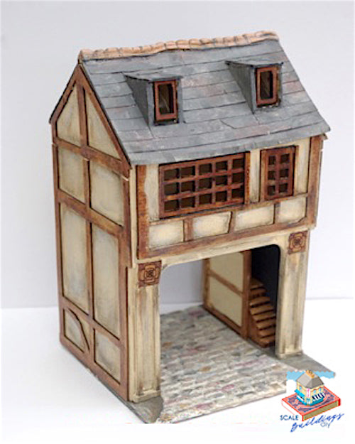 1:48 QUARTER SCALE DOLLHOUSE Tudor Arch miniature model kit easy to build gift for mothers day