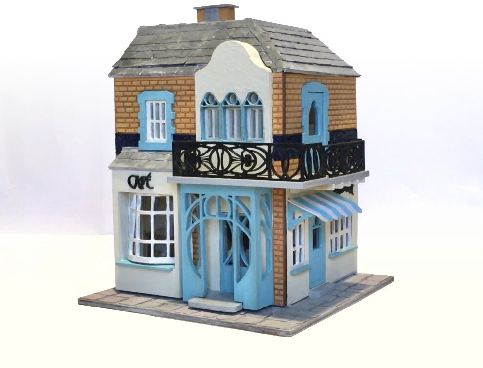 1:48 DOLLHOUSE SHOP Nouveau style house kit miniature kit model gift model kit