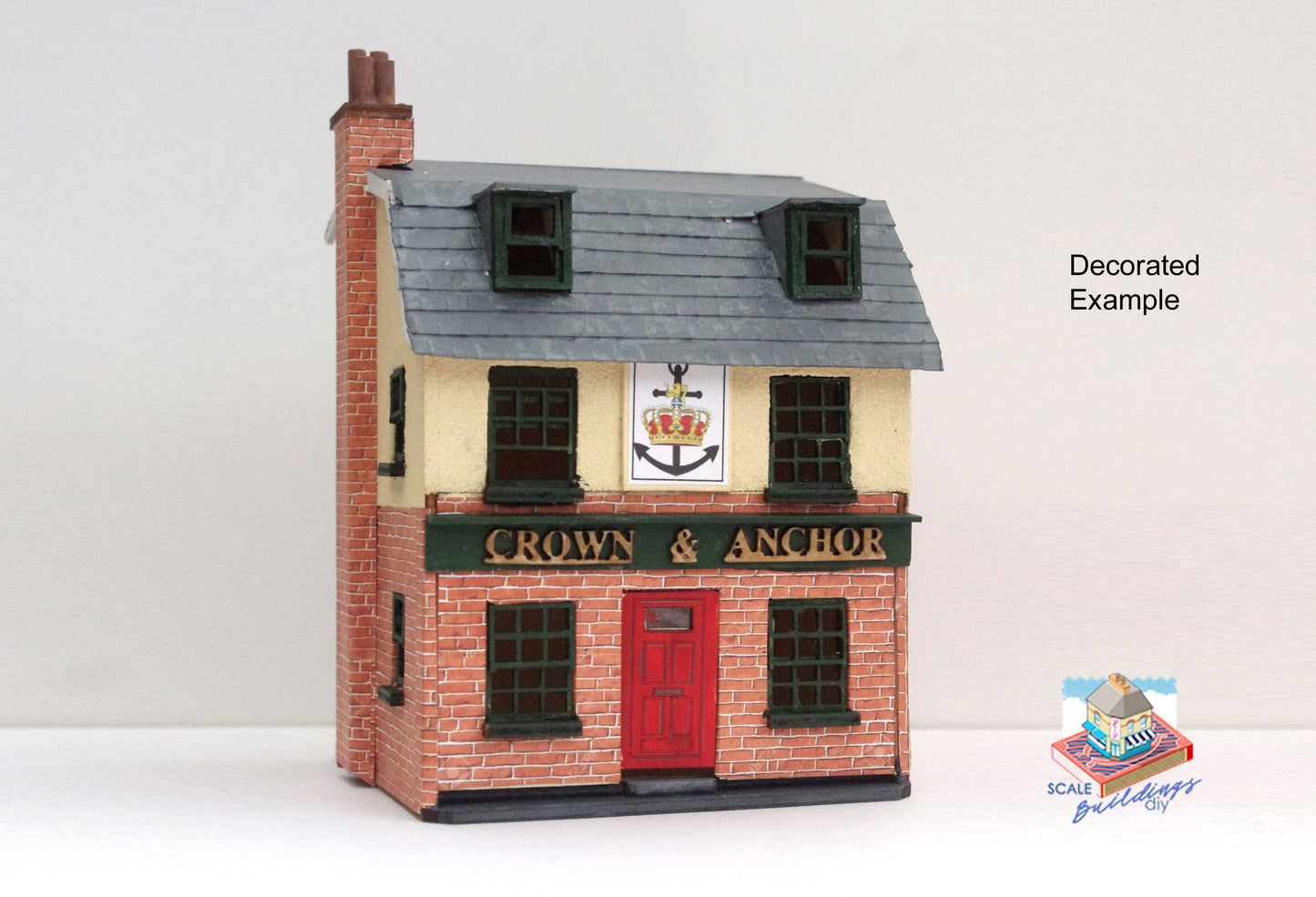 1:48th Scale Miniature dolls house Tavern Wooden KIT - STOAT & WEASEL model gift