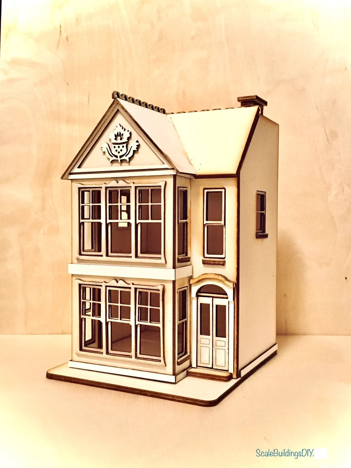 QUARTER SCALE DOLLHOUSE 1/48 house kit Thistle House model miniature kit model craft gift mothers day gift