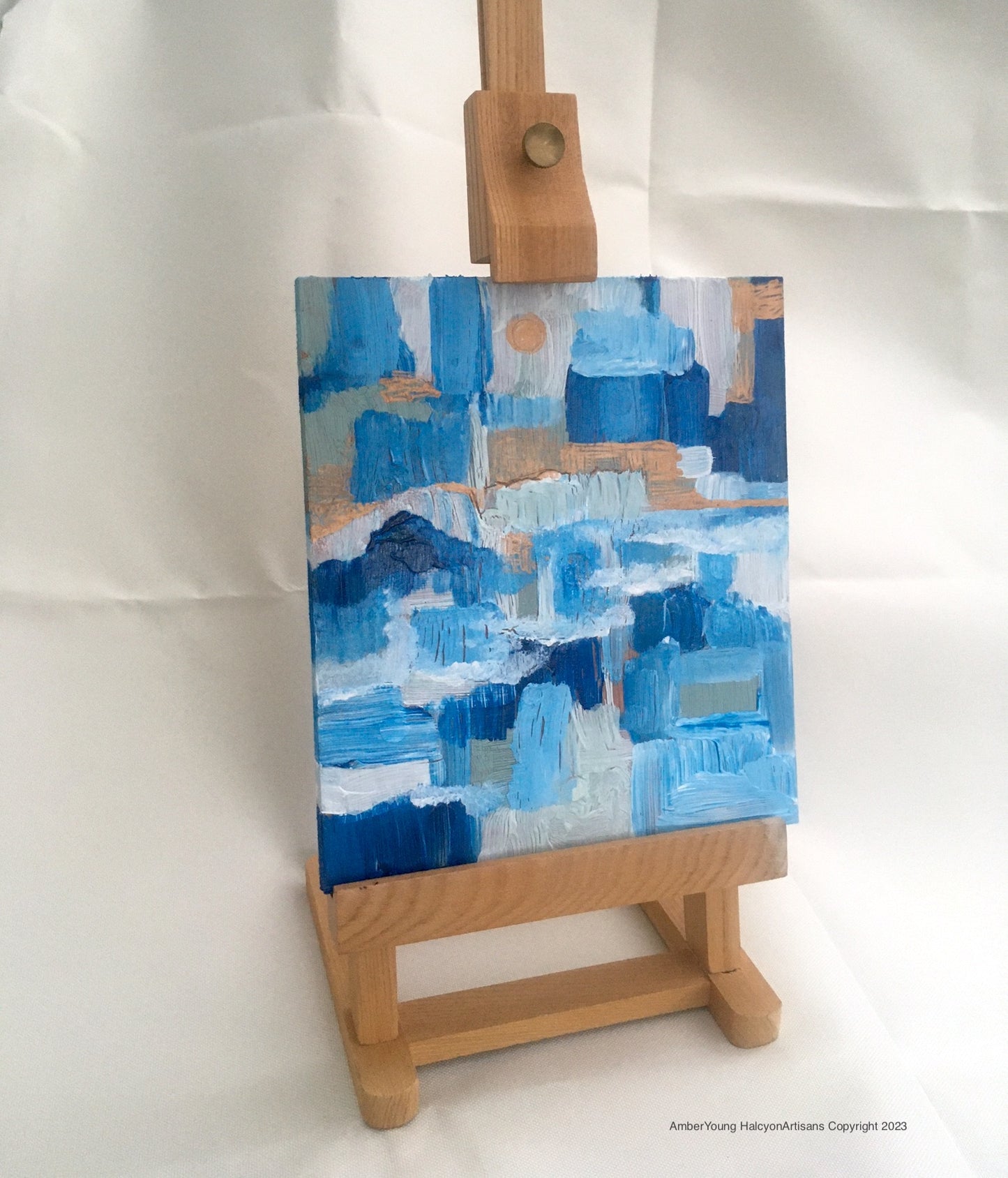 Unique sbstract painting in mixed media No.1