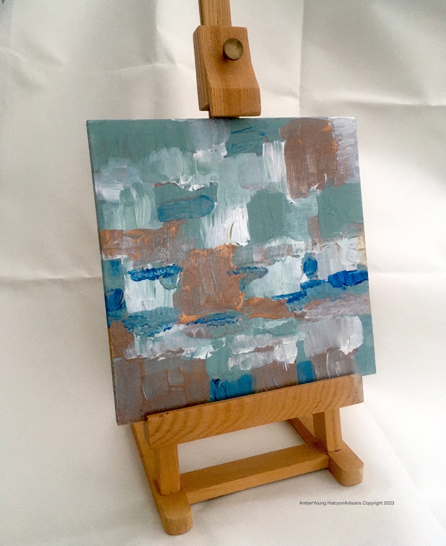 Unique sbstract painting in mixed media No.10