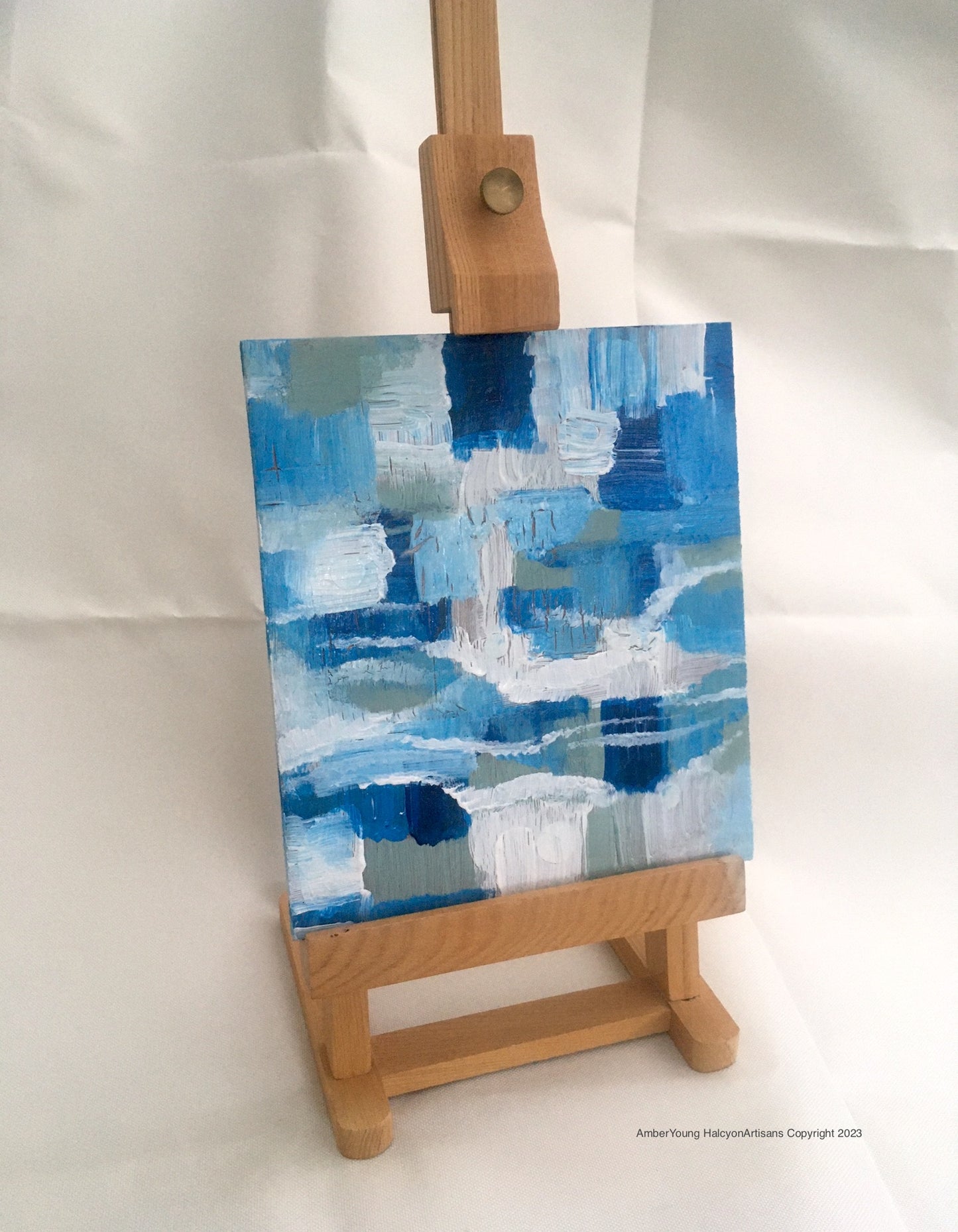 Unique sbstract painting in mixed media No.3