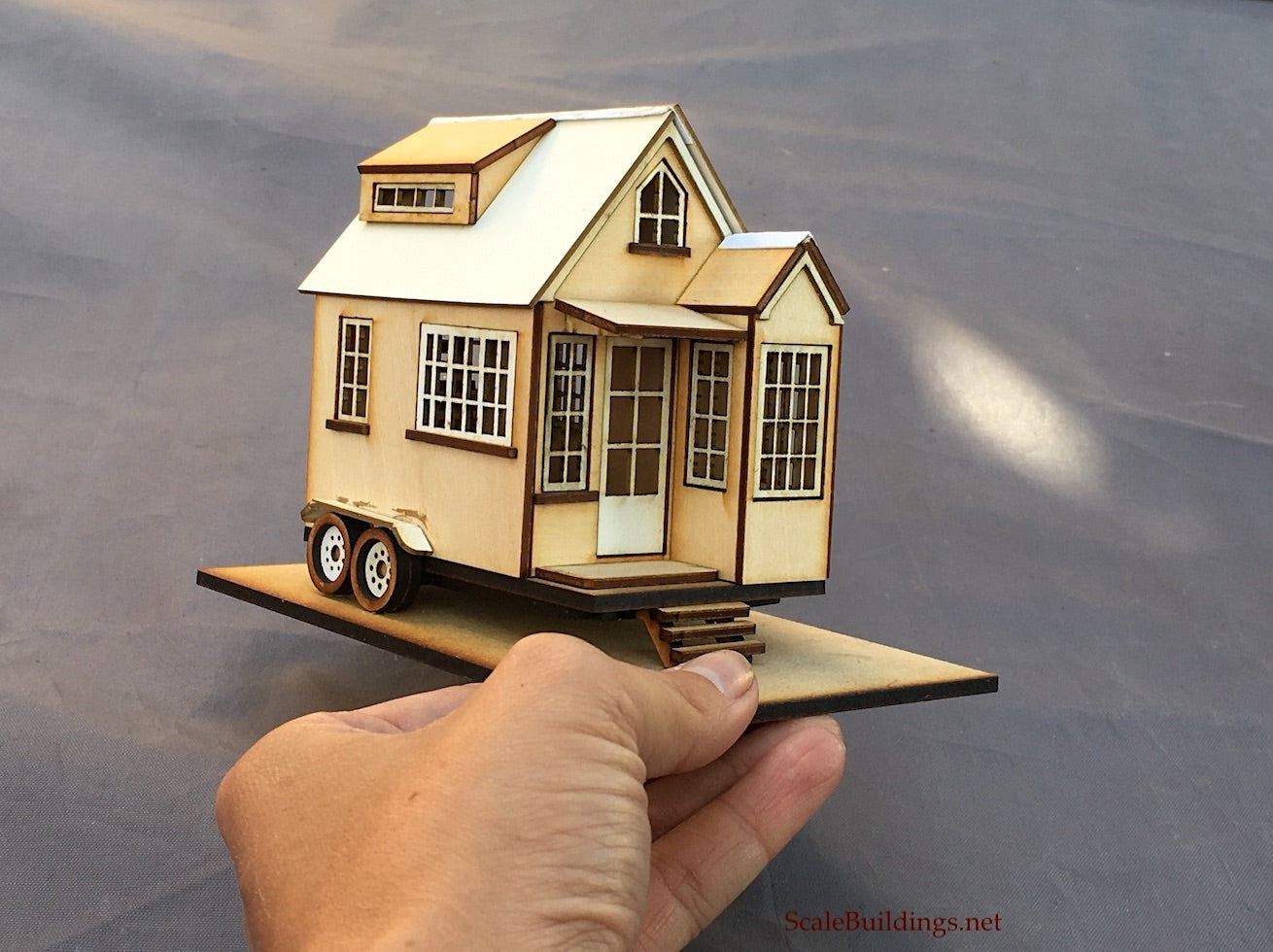 American Tiny House Miniature Model 1:48