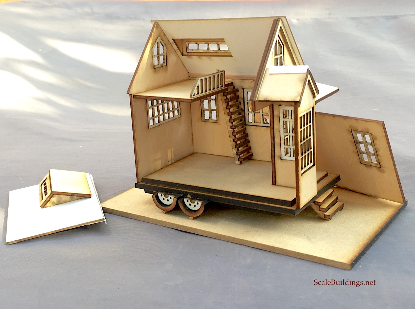 American Tiny House Miniature Model 1:48