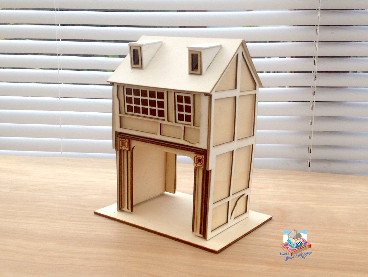 1:48 QUARTER SCALE DOLLHOUSE Tudor Arch miniature model kit easy to build gift for mothers day