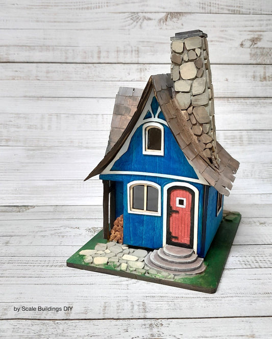 Dandelion Cottage Fantasy Miniature house kit Quarter scale 1:48th