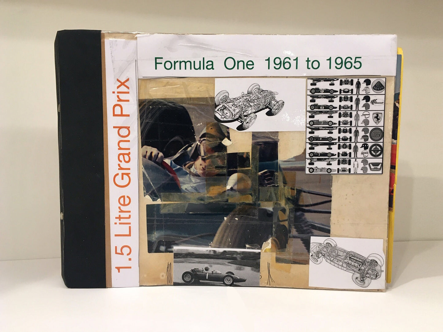 Formula 1 Motor Racing 1961 - 1965 Unique Large Format Junk Journal