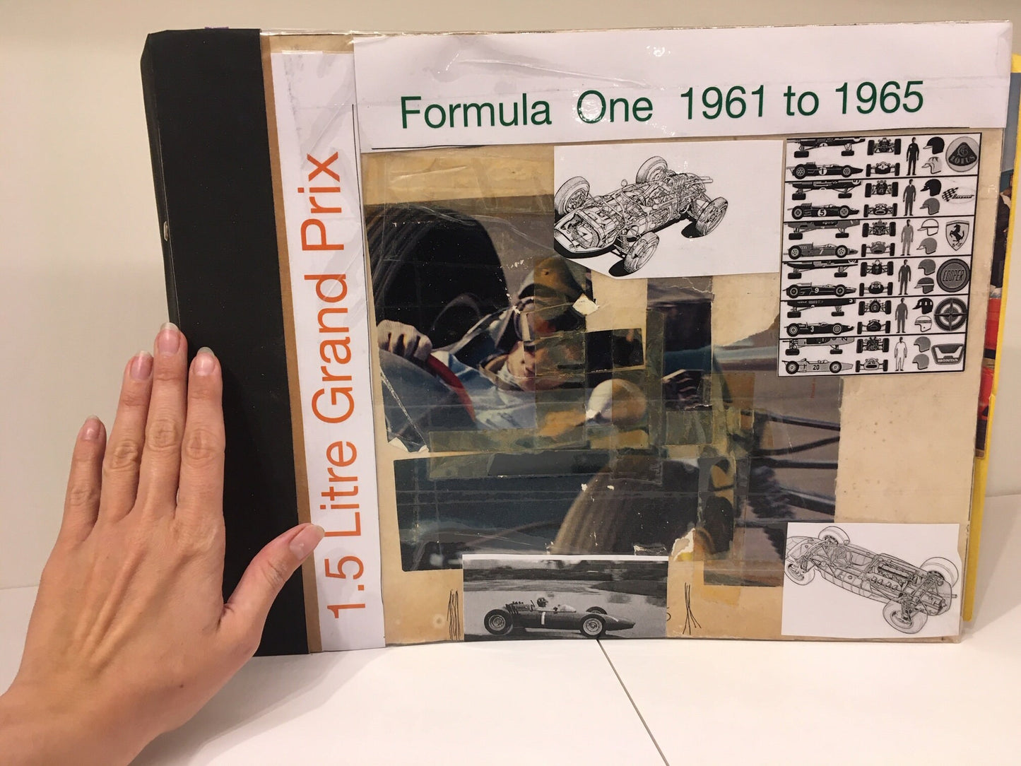 Formula 1 Motor Racing 1961 - 1965 Unique Large Format Junk Journal