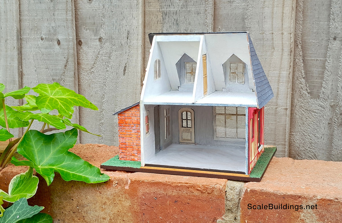 Quarter scale DEAUVILLE HOUSE 1:48th Doll's House Miniature Kit