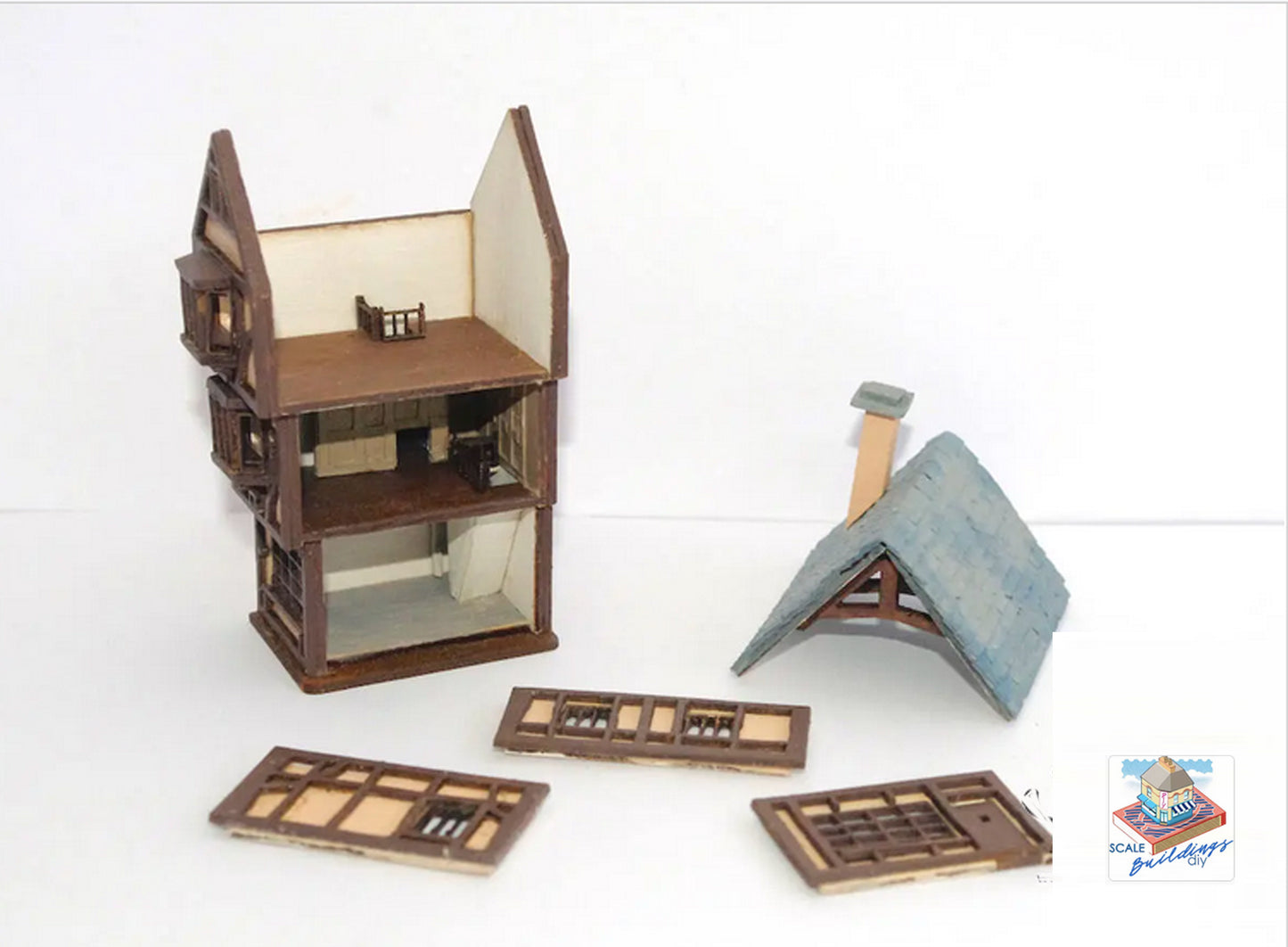 144th Scale Dolls House Miniature Model KIT The House That Moved