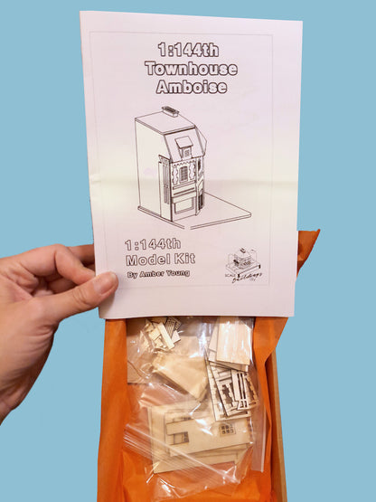 1:144th AMBOISE miniature townhouse dollshouse kit model