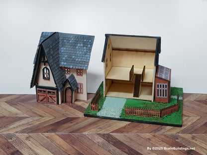Finished Dollshouse Miniature Model in 1:144th scale: OWL HOLLOW