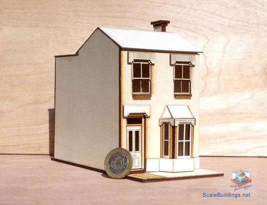1/48 DOLLHOUSE MINIATURE Quarter scale victorian house wood model kit London England Bills House
