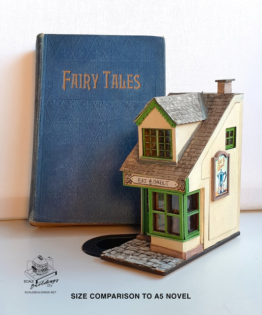 1:48th Dollshouse Miniature model kit - Highstreet Shop "Eat & Greet" Cafe