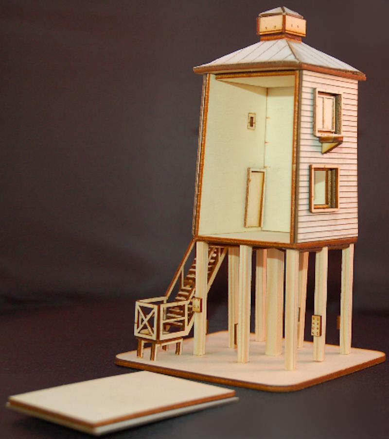 SCALE BUILDINGS DIY 1:48 1:144 1:100 1:72 miniature kit model maker