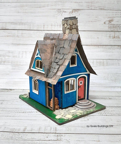 Dandelion Cottage Fantasy Miniature house kit Quarter scale 1:48th