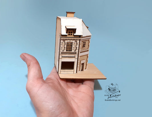 1:144th AMBOISE miniature townhouse dollshouse kit model