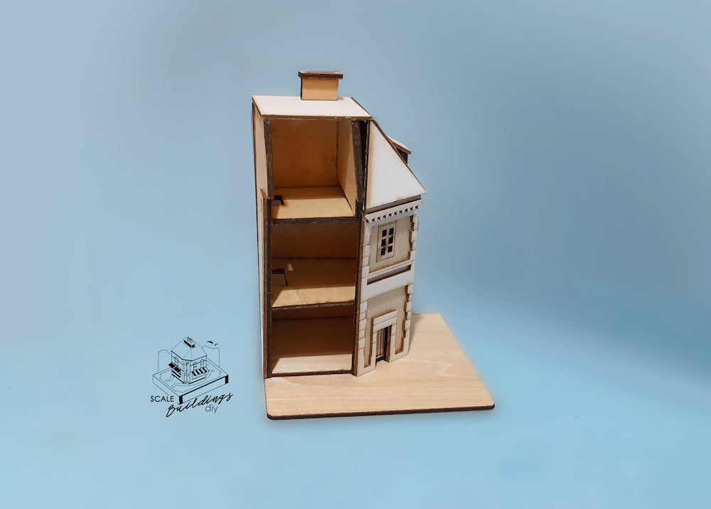 1:144th AMBOISE miniature townhouse dollshouse kit model