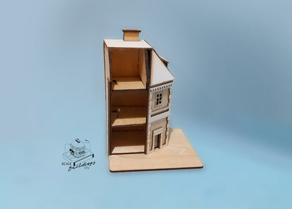 1:144th AMBOISE miniature townhouse dollshouse kit model