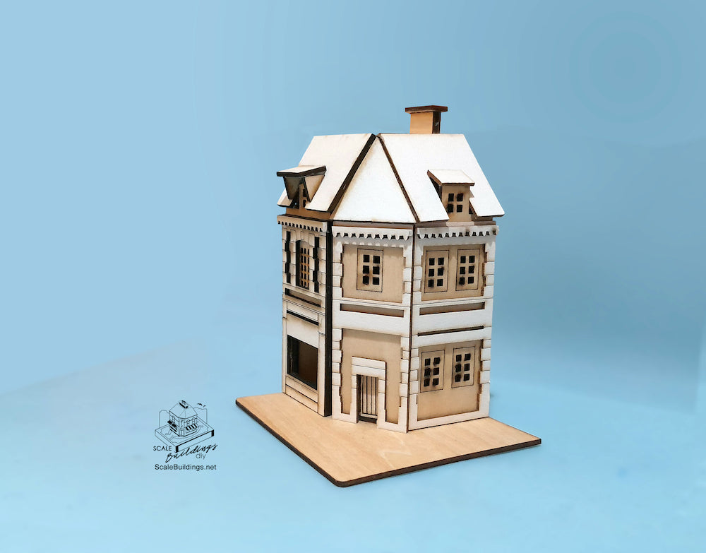 1:144th AMBOISE miniature townhouse dollshouse kit model