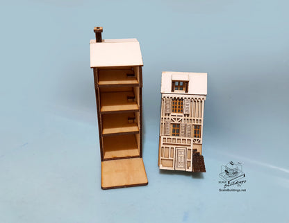 1:144th BIARRITZ miniature townhouse dollshouse kit model