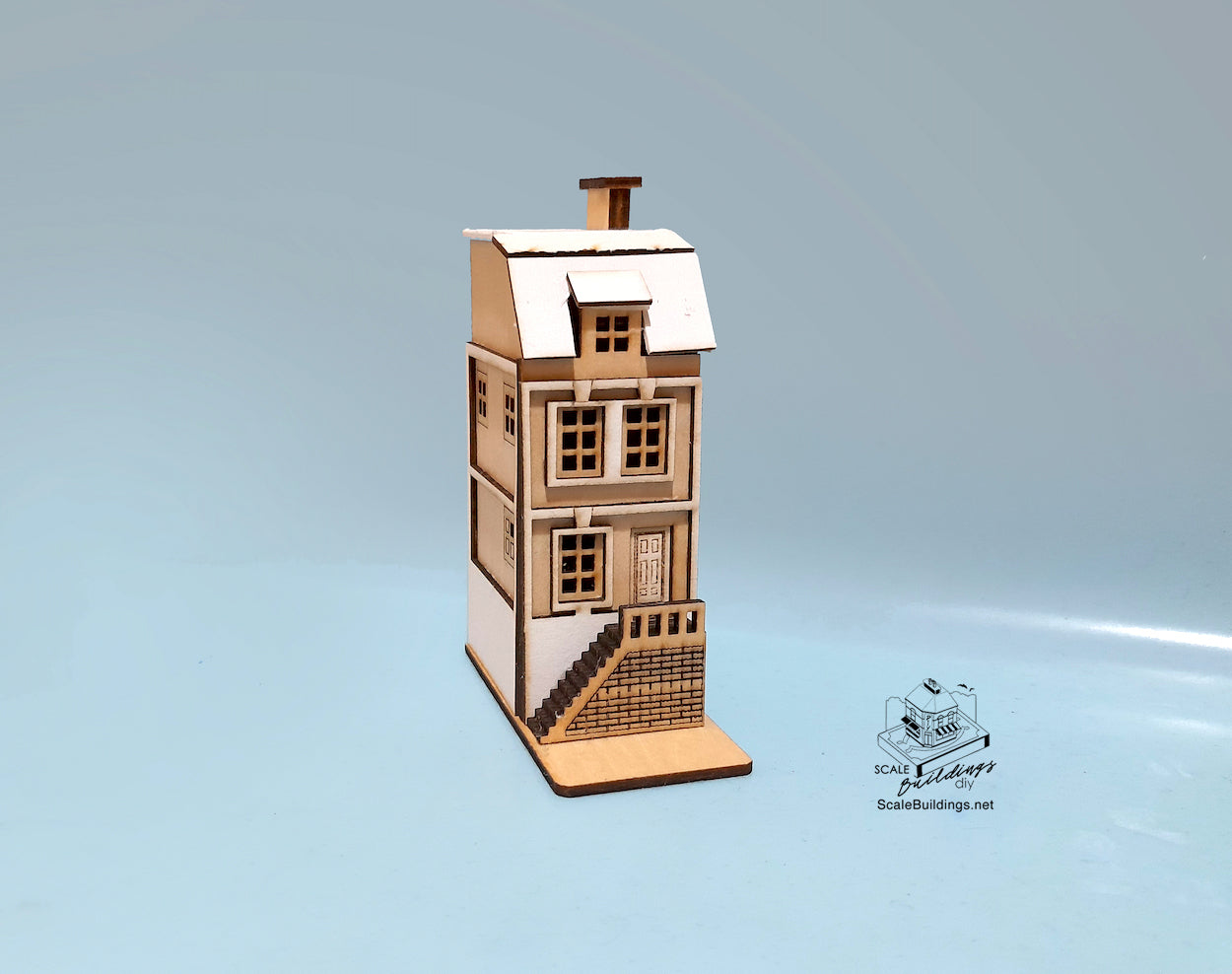 1:144th BRITTANY miniature townhouse dollshouse kit model