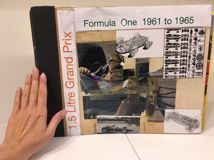 Formula 1 Motor Racing 1961 - 1965 Unique Large Format Junk Journal