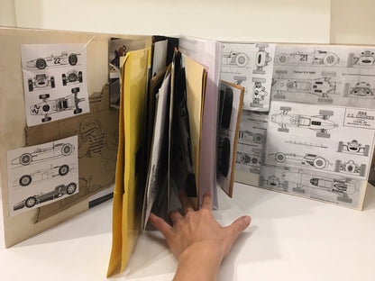 Formula 1 Motor Racing 1961 - 1965 Unique Large Format Junk Journal