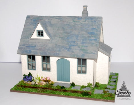 QUARTER SCALE DOLLHOUSE kit model miniature english cottage garden wood model gift Honeysuckle Cottage 48th