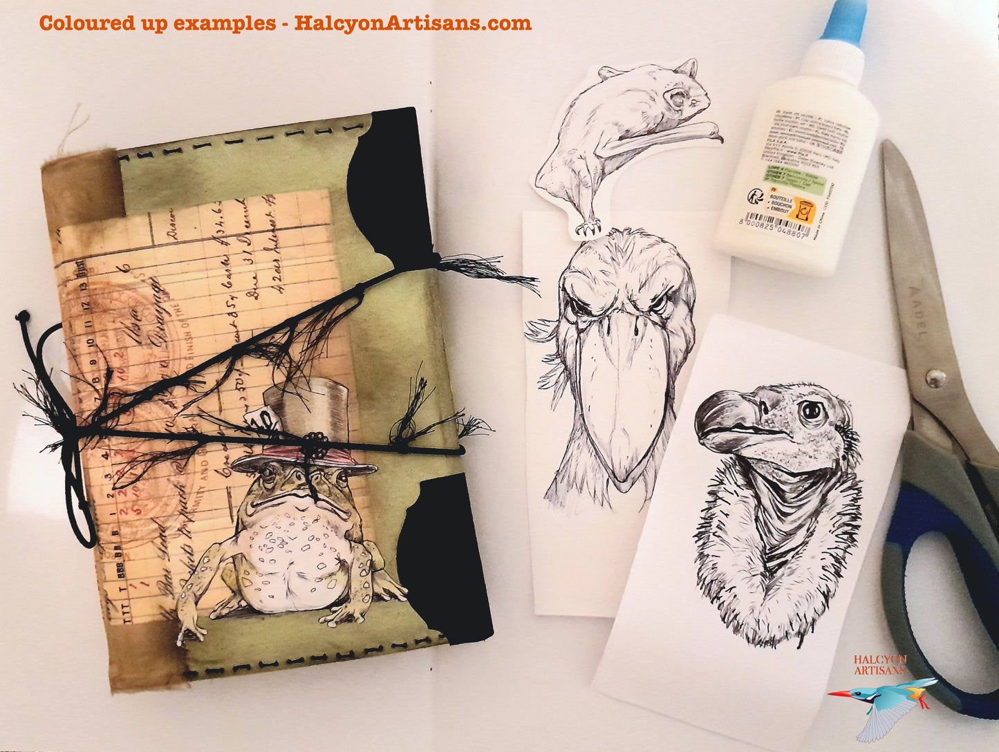 HALLOWEEN CREATURES SKETCHES Digital Printables