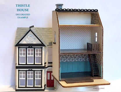 QUARTER SCALE DOLLHOUSE 1/48 house kit Thistle House model miniature kit model craft gift mothers day gift